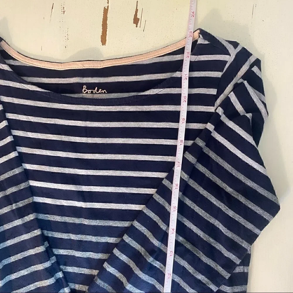 Boden Long Sleeve Breton Top